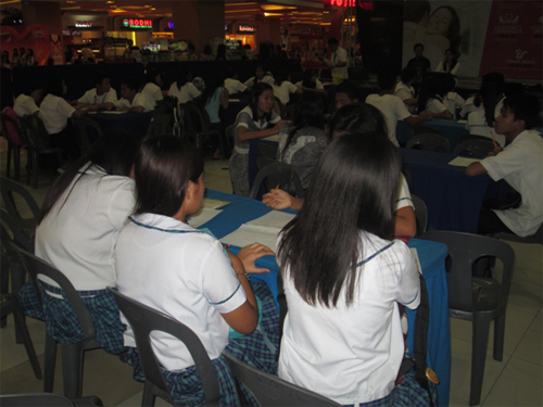 Screening for the SM College Scholarship Program at SM Tarlac.