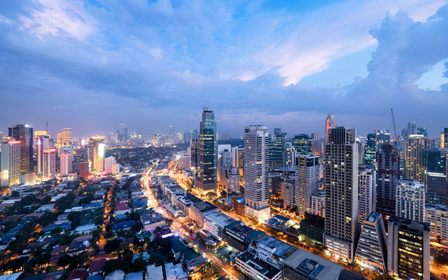 Makati, the financial center of the Philippines