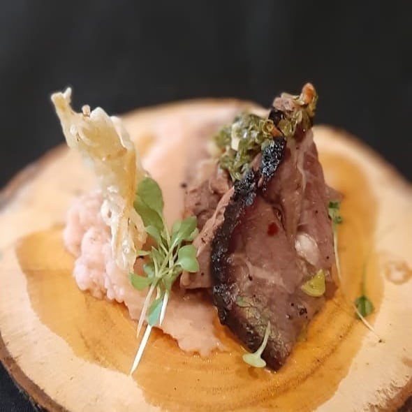 Chef Natalia Moran x Passion Cooks: Arabica-Rubbed Roast Beef with Fried Kamote and Truffle Mash