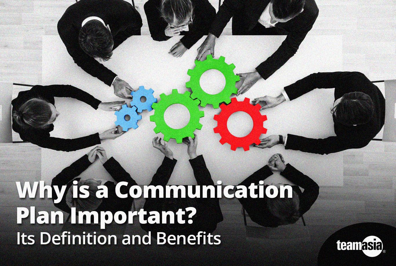 Why-is-a Communication Plan Important