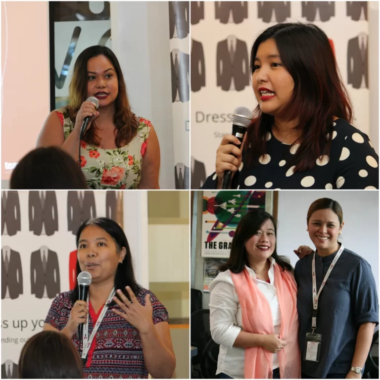 TeamAsia’s ManCom: Pam Jocson (Experience), Anna Limon (Content), Maricel Salialam (Finance), Denise Limon (Marketing and Accounts), and Beverly Aguilar (Human Resources)