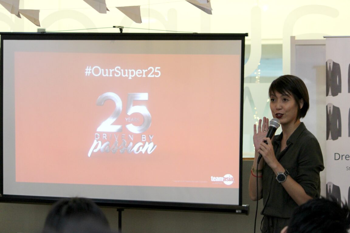TeamAsia Managing Director Bea Lim launches #OurSuper25.