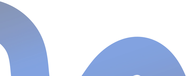 blue curl decoration b