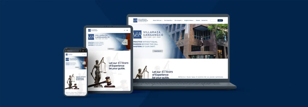 V&A Law Web Case Study Banner